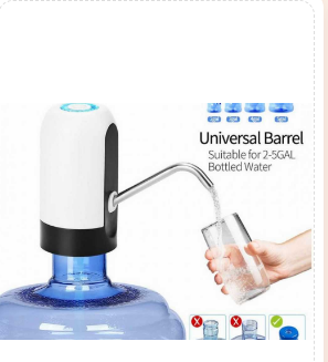Rechargeable Automatic Water Dispenser Pump, Water Bottle Pump